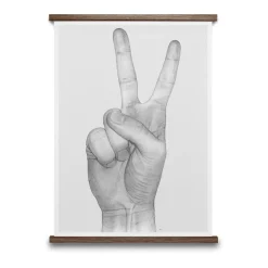 V Hand 50 x 70 cm