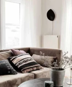 Vegglampe Leaf- Sort