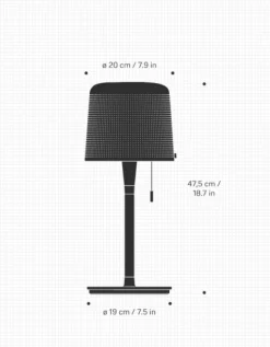 Vipp 530 Bordlampe – Sort