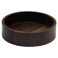 Wood Box Circle – Smoked Oak